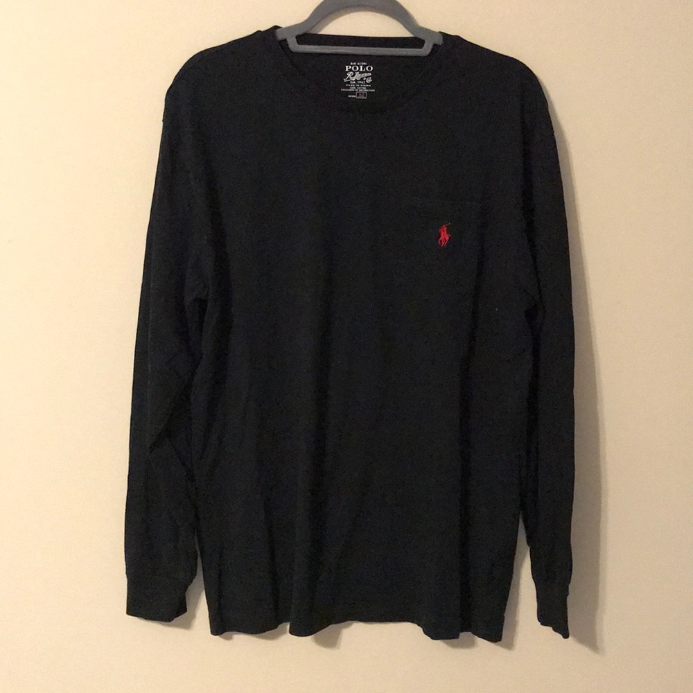 EUC Polo Ralph Lauren Long Sleeve Pocket Tee